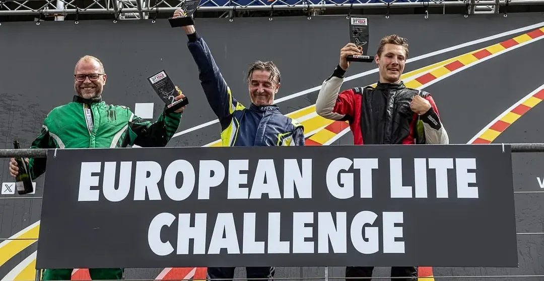 Stupně vítězů ve Spa s cedulí European GT Lite Challenge